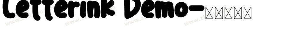 Letterink Demo字体转换